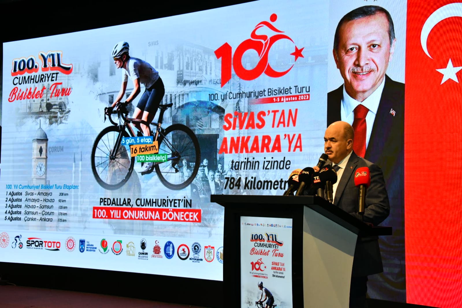 100. Yıl Cumhuriyet Bisiklet Turu’nu