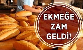 Samsun’da ekmeğe zam