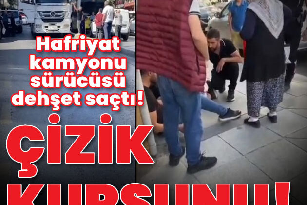 Hafriyat kamyonu sürücüsü kurşun yağdırdı!