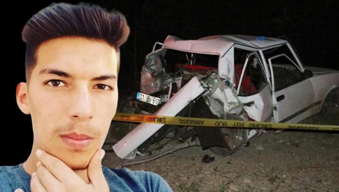 Feci kaza: Otomobilin arkadan çarptığı otomobilin sürücüsü öldü