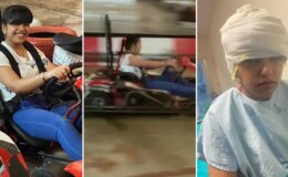 Go-kart’ta saçı tekerleğe dolanan genç kız ölümden döndü