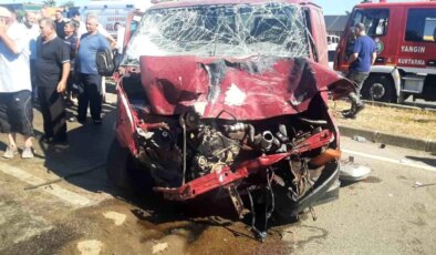 Samsun’da trafik kazası: 1 ölü, 2 ağır yaralı