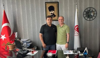 SAMSUN TFF BÖLGE MÜDÜRÜ HALUK TAN ‘a ŞENER AYDIN ZİYARETİ